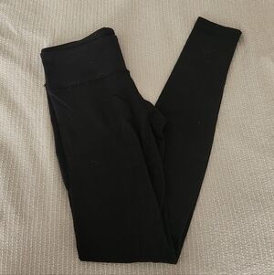 Lululemon Mid-Rise Leggings, Color Black, Size 4